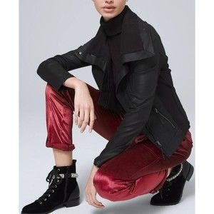 NWT THE STRAIGHT ANKLE Women's Utility Straight Crop Pants Dark Sangria Size 0